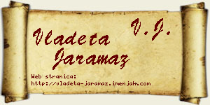 Vladeta Jaramaz vizit kartica